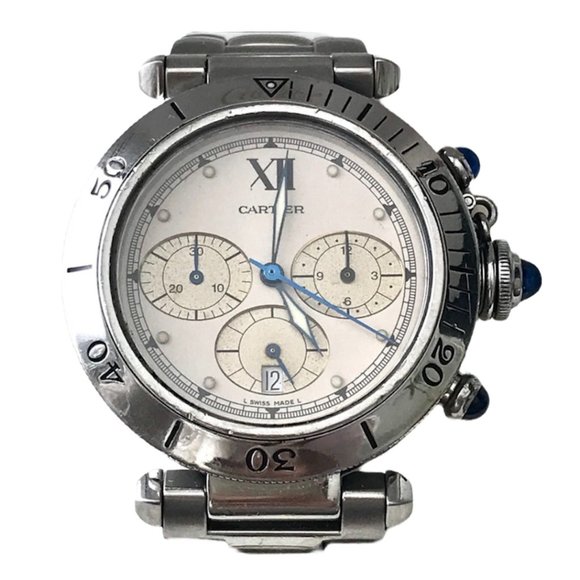 ✧ Cartier Pasha Chronograph (38mm) - Picture 1 of 16